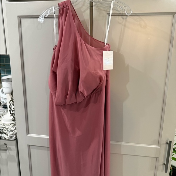 Birdy Grey One Shoulder Maxi Dress woman’s size XL - Picture 9 of 13